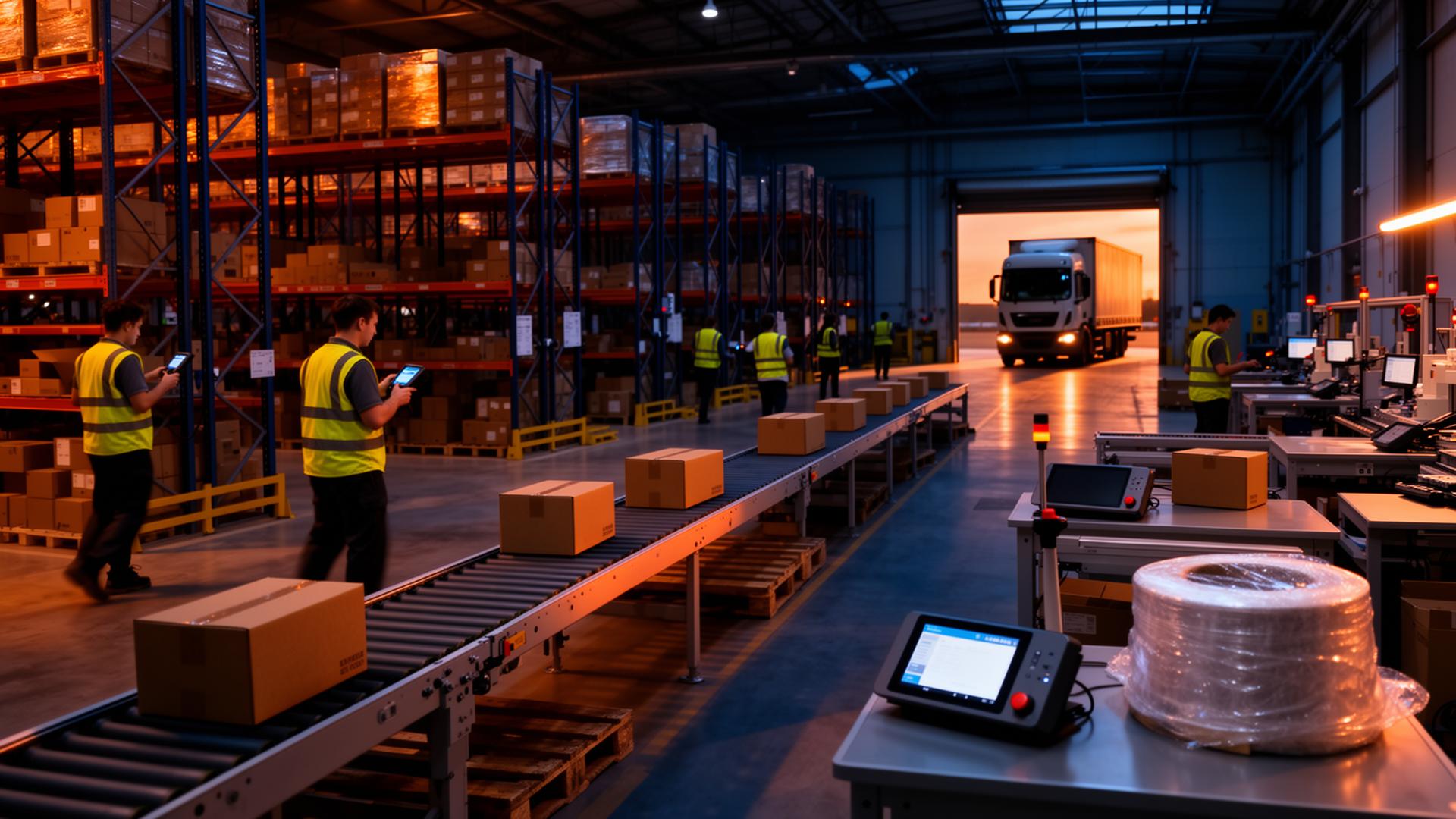 V5 Ultimate pick, pack and ship — pickers, conveyor and dock loading