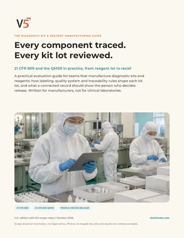 Cover of The Diagnostic Kit & Reagent Manufacturing Guide