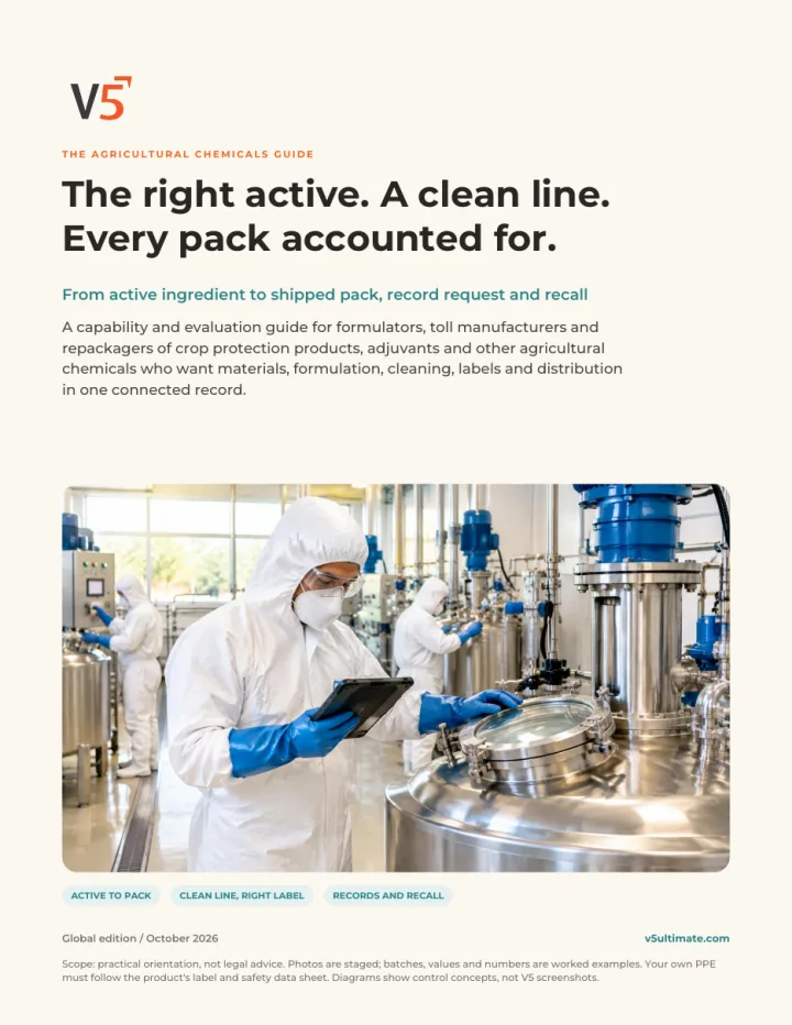 Cover of The Agricultural Chemicals Guide by V5 Ultimate