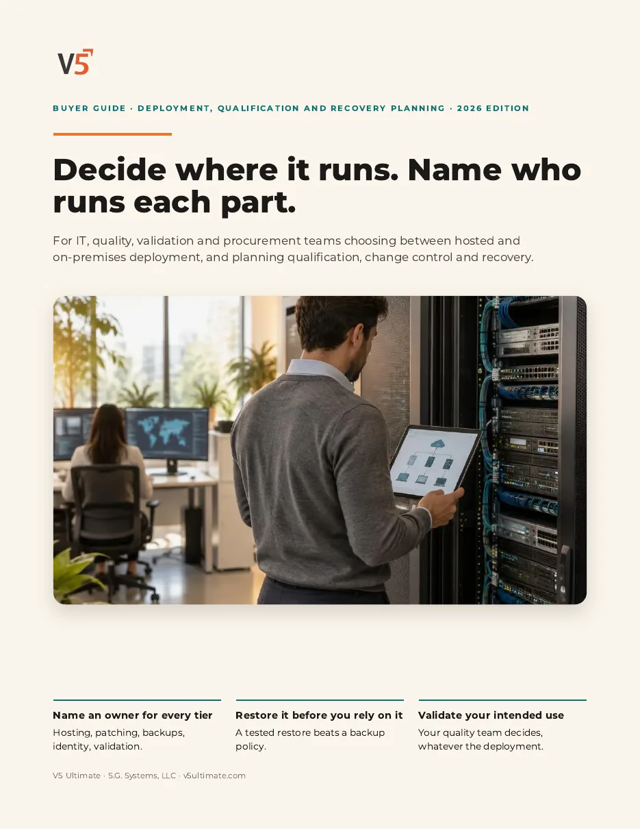 Cover of the Enterprise Deployment & Validation Planning Guide