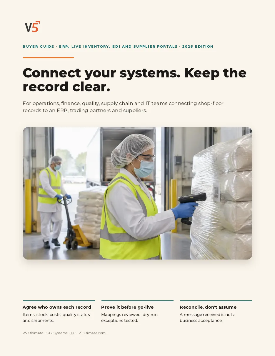 Cover of the ERP, Inventory & Trading-Partner Connections Buyer Guide