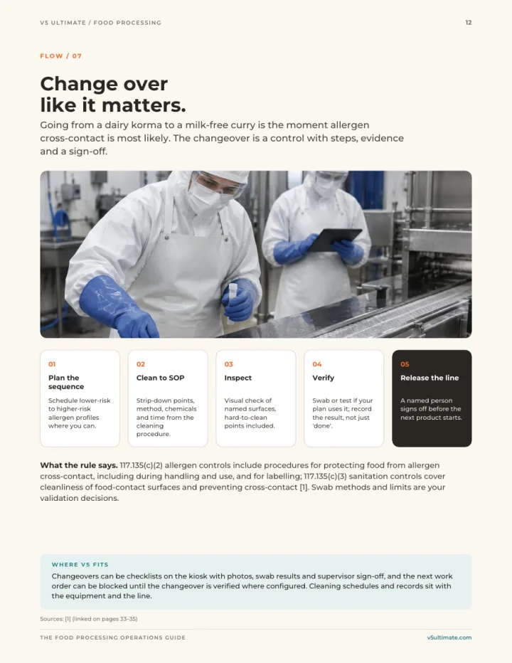 Page 12 of the guide: Change over like it matters