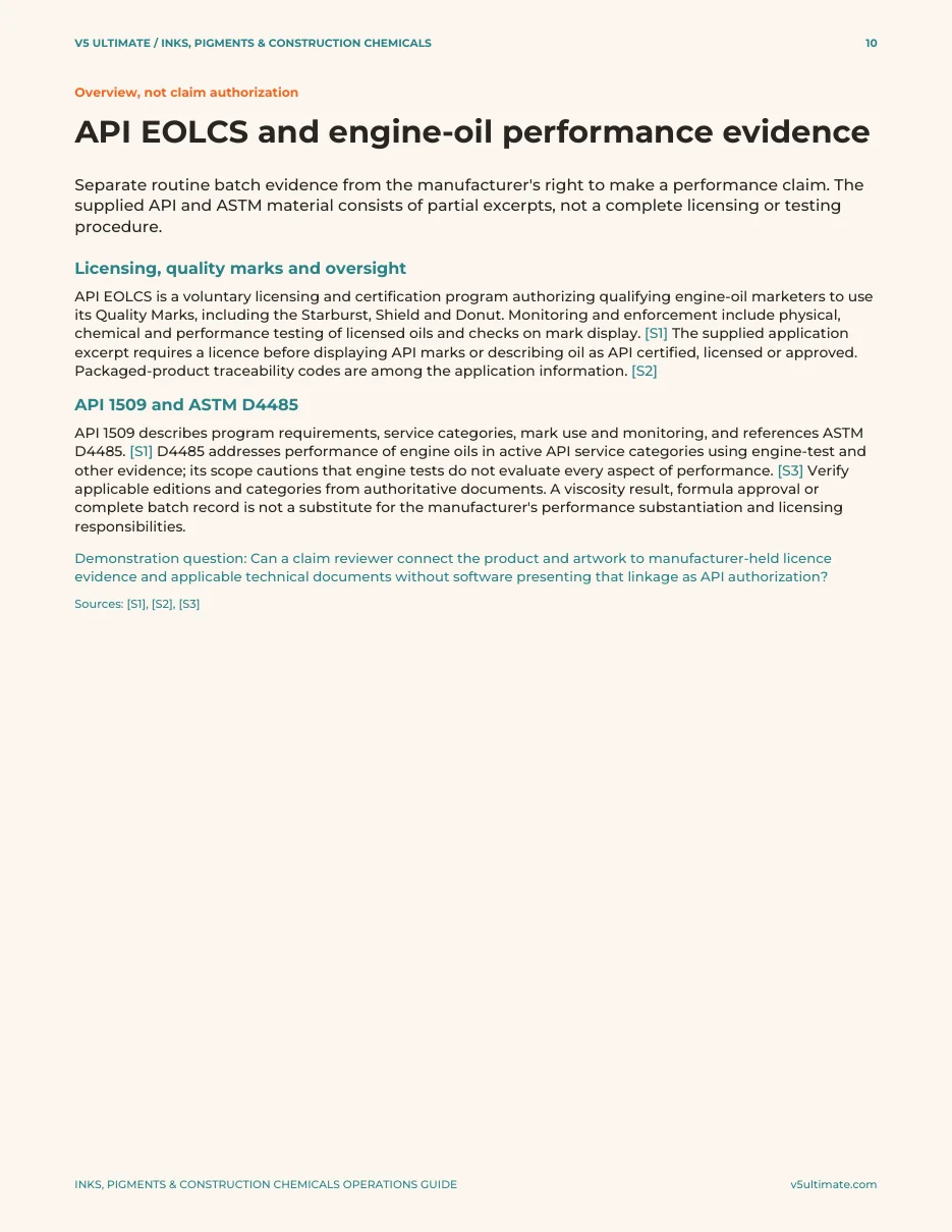 Guide section on laboratory and worker-safety evidence